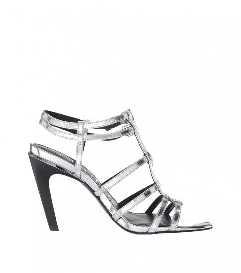 calvin klein silver pumps