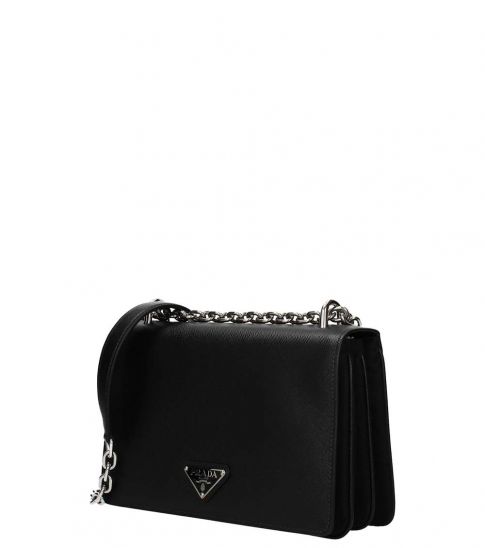 prada logo lettering shoulder bag
