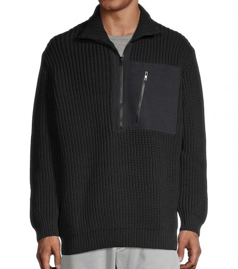 3 quarter zip sweater
