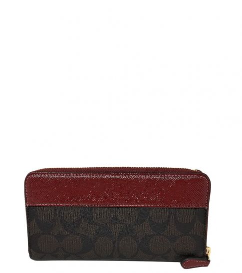 coach cherry wallet