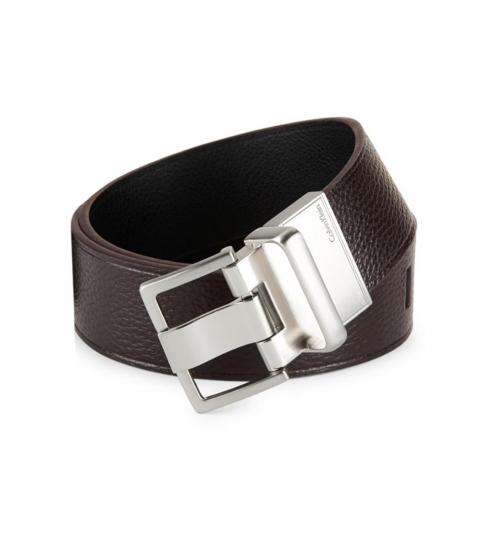 Calvin Klein Black Brown Reversible Leather Belt For Men Online India At Darveys Com
