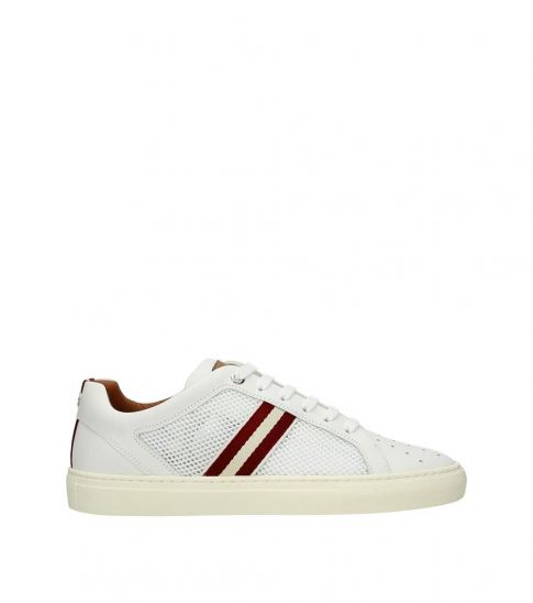 bally perforated sneakers