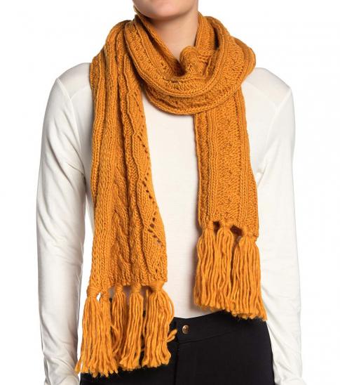 michael kors scarf womens orange