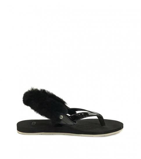 ugg flip flops with fur