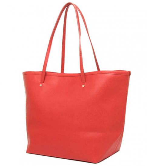 orange coach tote bag