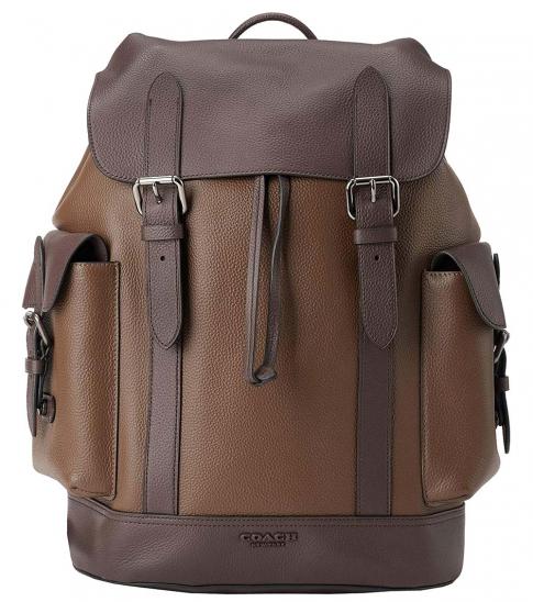 coach hudson backpack in signature canvas