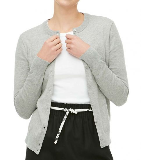 j crew cotton cardigan