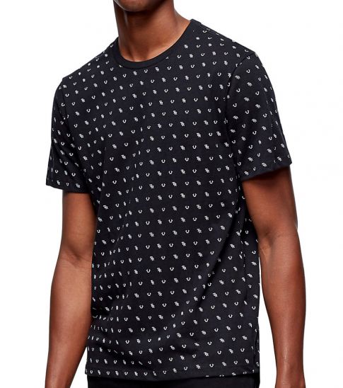 Black All Over Monogram T-Shirt 