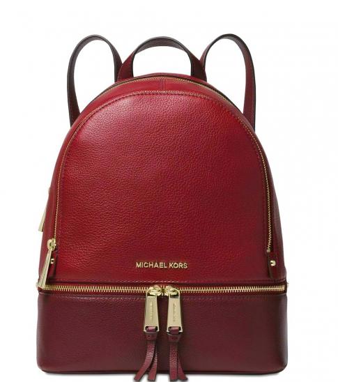michael kors rhea zip medium backpack