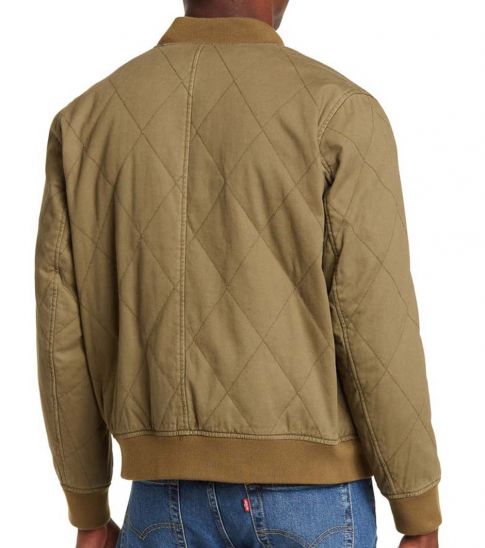 Lucky Brand Khaki Berenfield Quilted 
