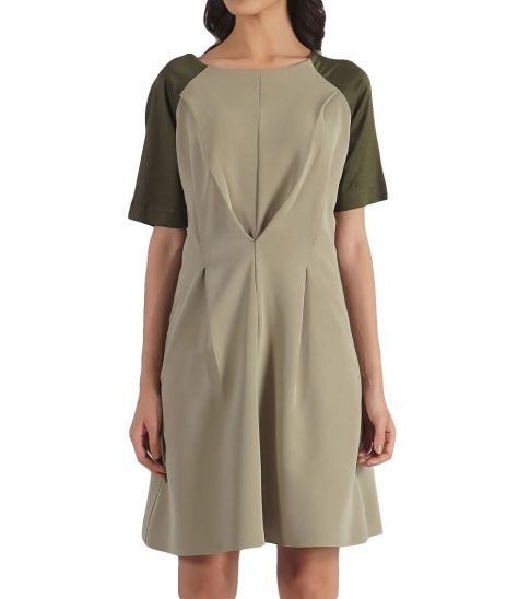 Self Stitch 3D Pleat Dress for Women 