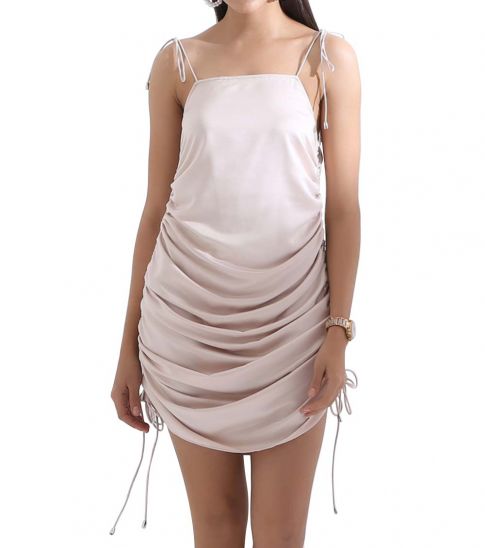 womens satin slip dress