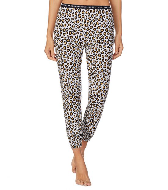 leopard jogger pants