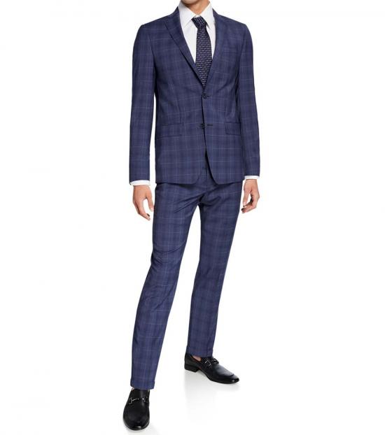 michael kors slim fit suit