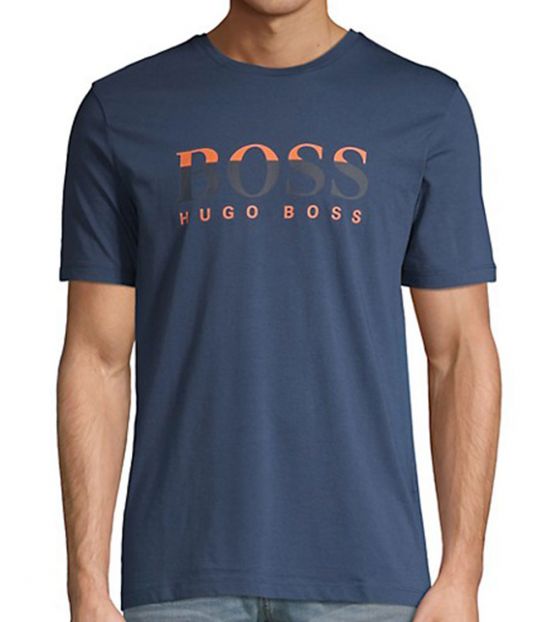 hugo boss t shirt navy blue
