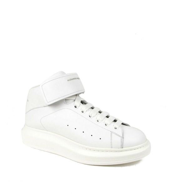 alexander mcqueen white platform sneakers