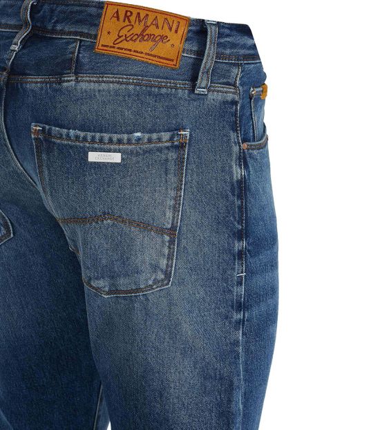 armani exchange blue jeans