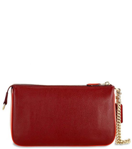 Coach Cherry Color Block Small Shoulder Bag