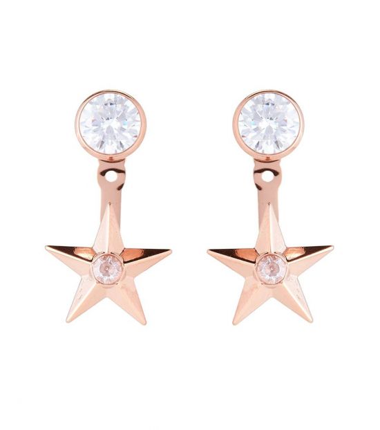 Michael Kors Rose Gold Celestial Earrings