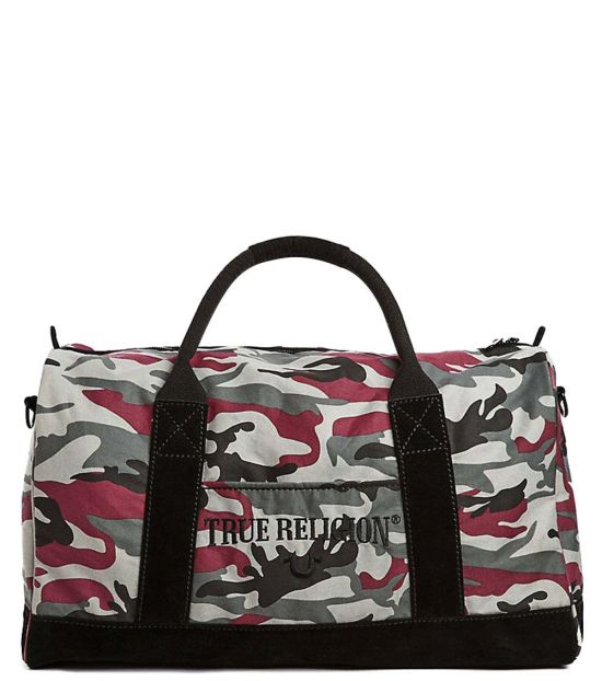 True Religion Camo Print Large Duffle 