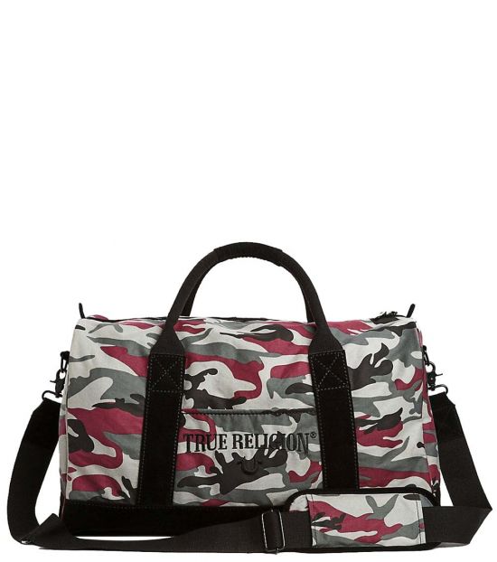 True Religion Camo Print Large Duffle 