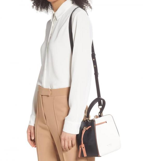 Kate Spade White Busy Small Bucket Bag