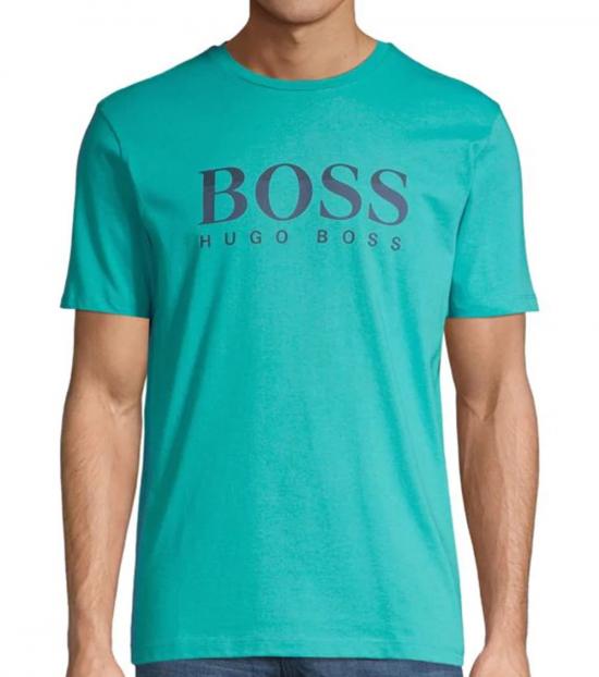 hugo boss turquoise t shirt