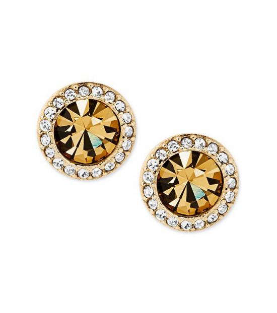 michael kors pave stud earrings