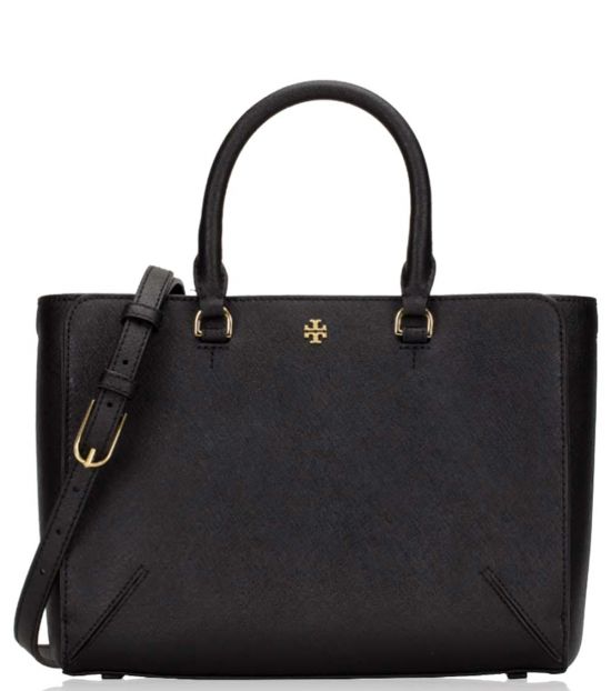 Tory Burch Black Emerson Zip Medium Tote for Women Online India at ...