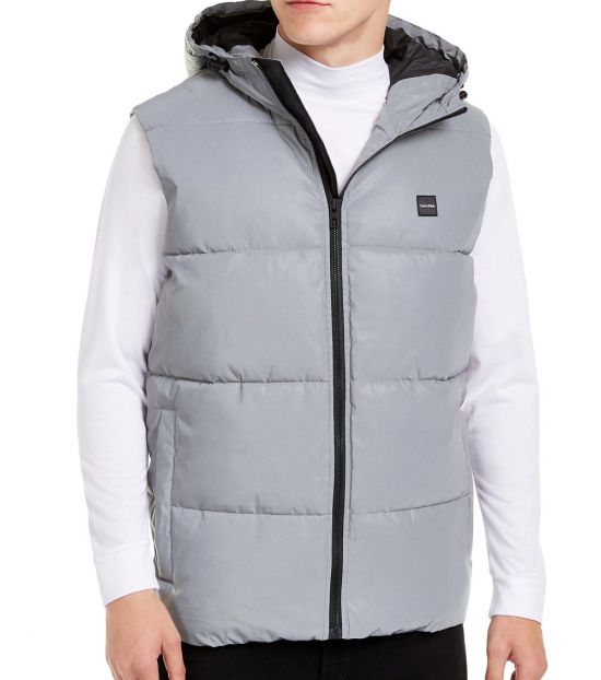 calvin klein reflective jacket