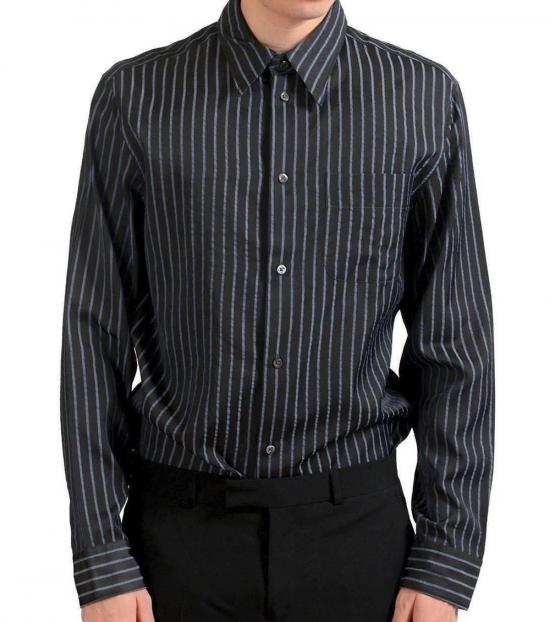 Armani Collezioni Multicolor Striped Casual Shirt