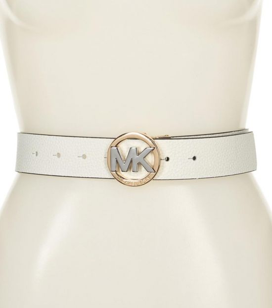 white mk belt