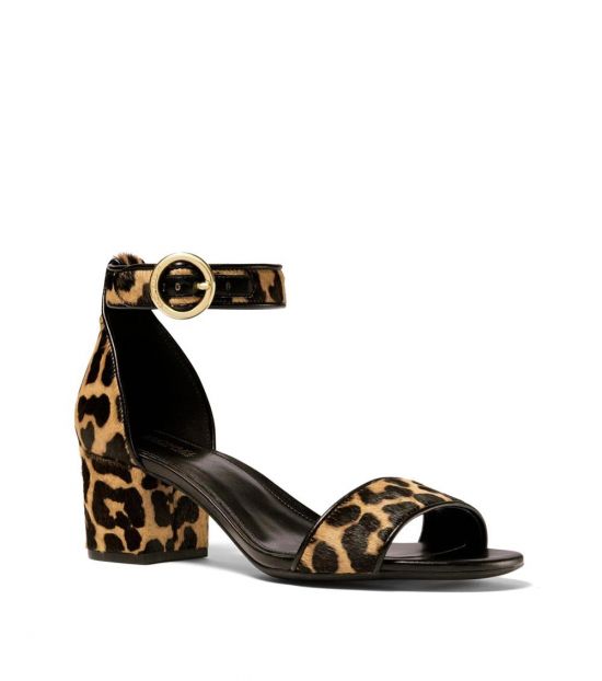 michael kors leopard print heels