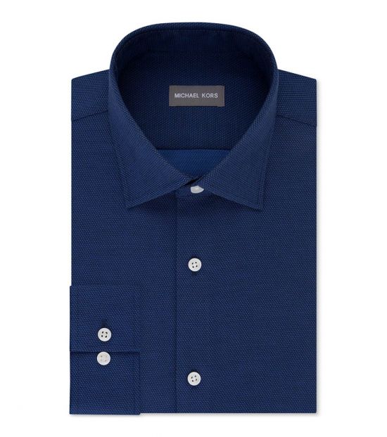 Michael Kors Navy Regular Fit Air Soft 