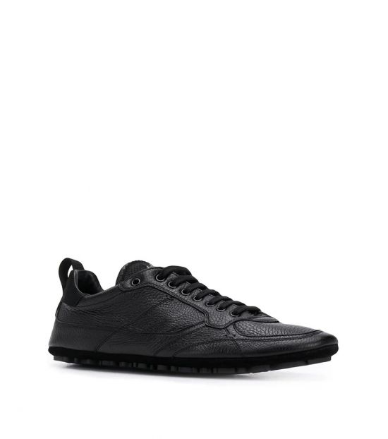 Dolce & Gabbana Black Leather Sneakers