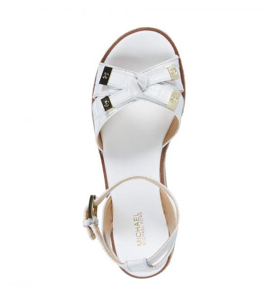 michael kors optic white sandals