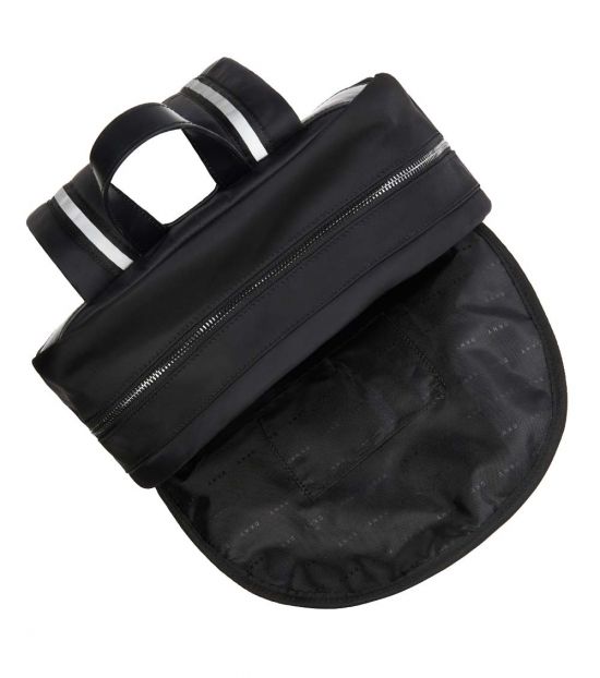 DKNY Black Solid Large Backpack