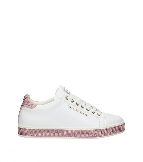 pink rhinestone sneakers