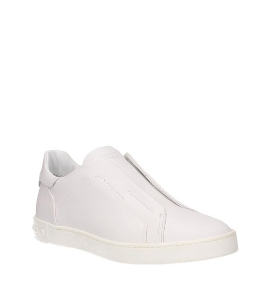 Tod's White Laceless Sneakers for Women 