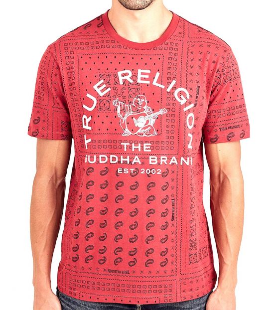 red bandana shirt