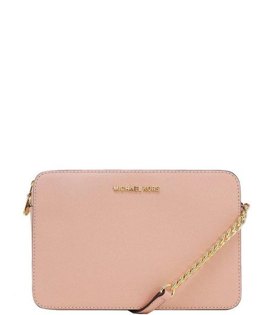 Michael Kors Powder Blush Jet Set Medium Crossbody