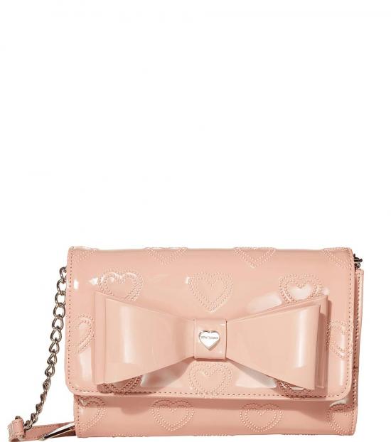 betsey johnson bow crossbody