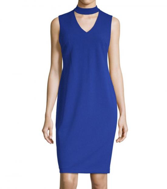 blue dress calvin klein