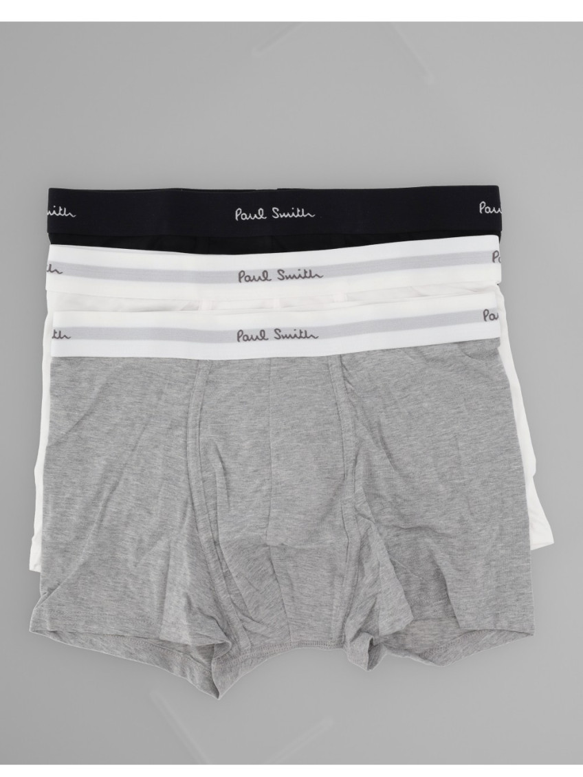 PAUL SMITH MULTICOLOR LOGO-PRINT BRIEFS PACK OF 3