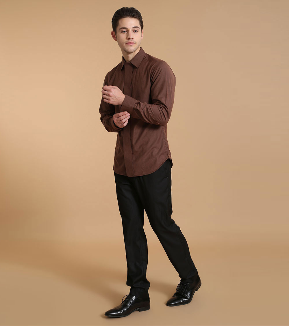 What Color Shirt Goes With Dark Brown Pants Men Guys White Shirt Fashion  Inspiration Outfit | Brown pants men, Mens casual outfits, Mens casual  outfits summer