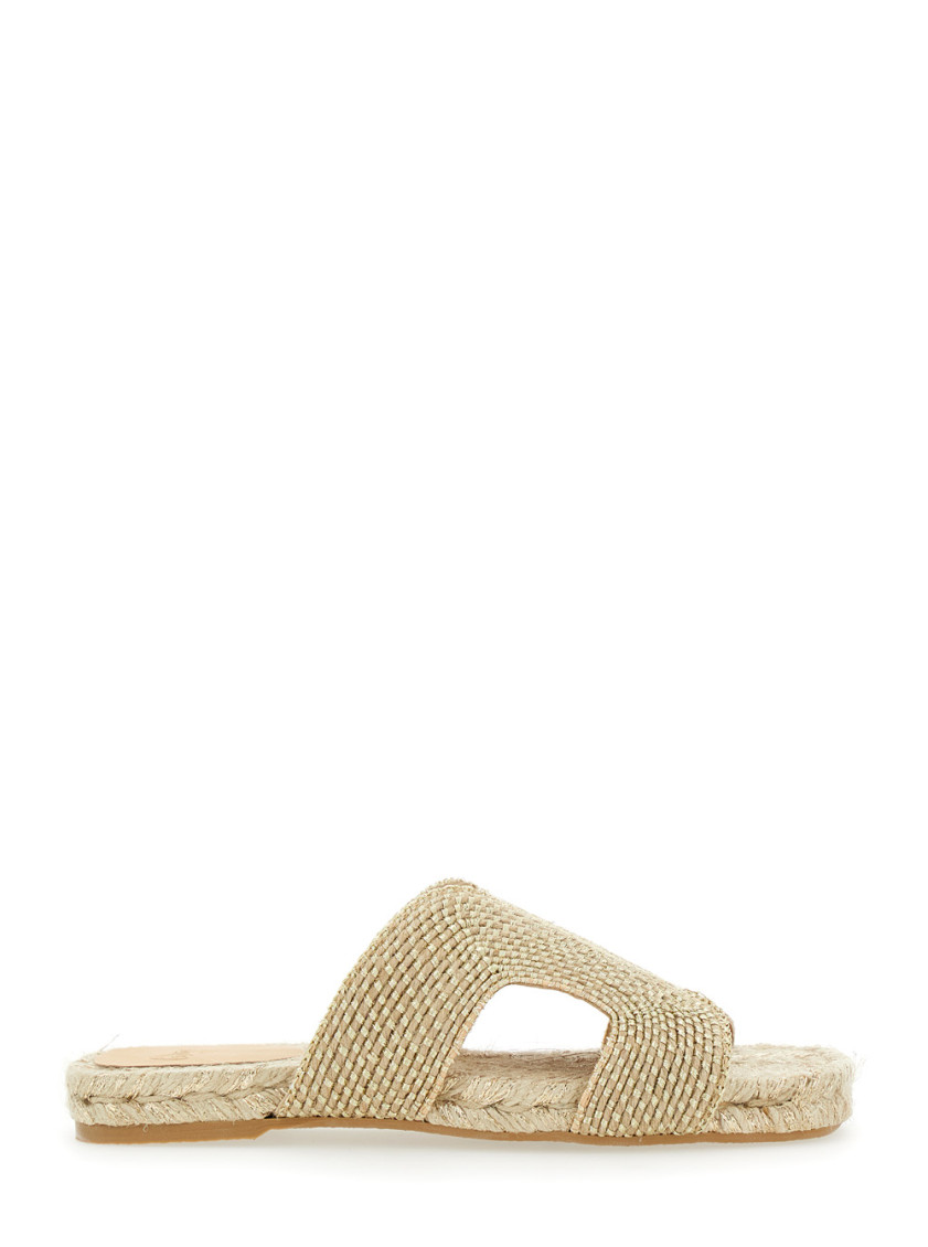 CASTAÃ±ER BEIGE OPEN TOE SANDALS 