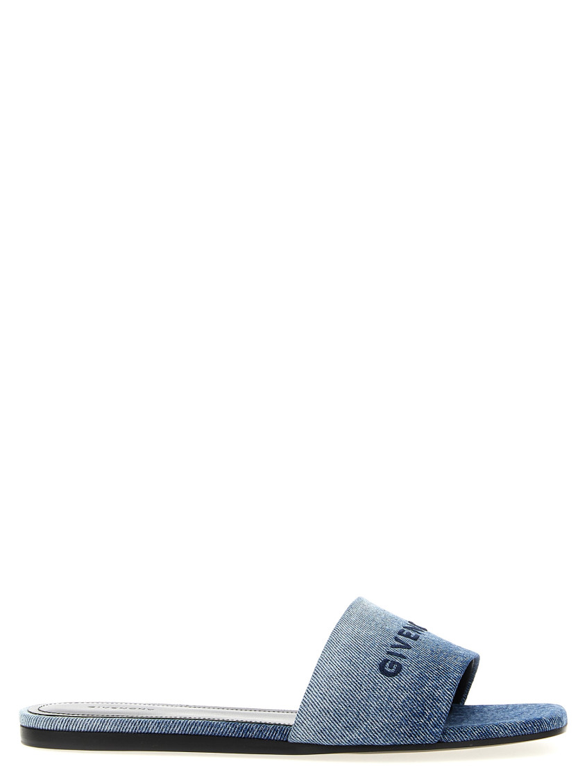 GIVENCHY BLUE LOGO FLATS
