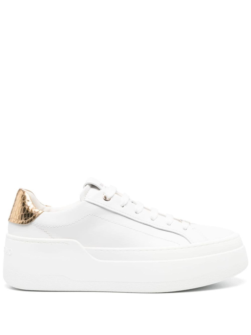 Ferragamo Platform Leather Sneakers