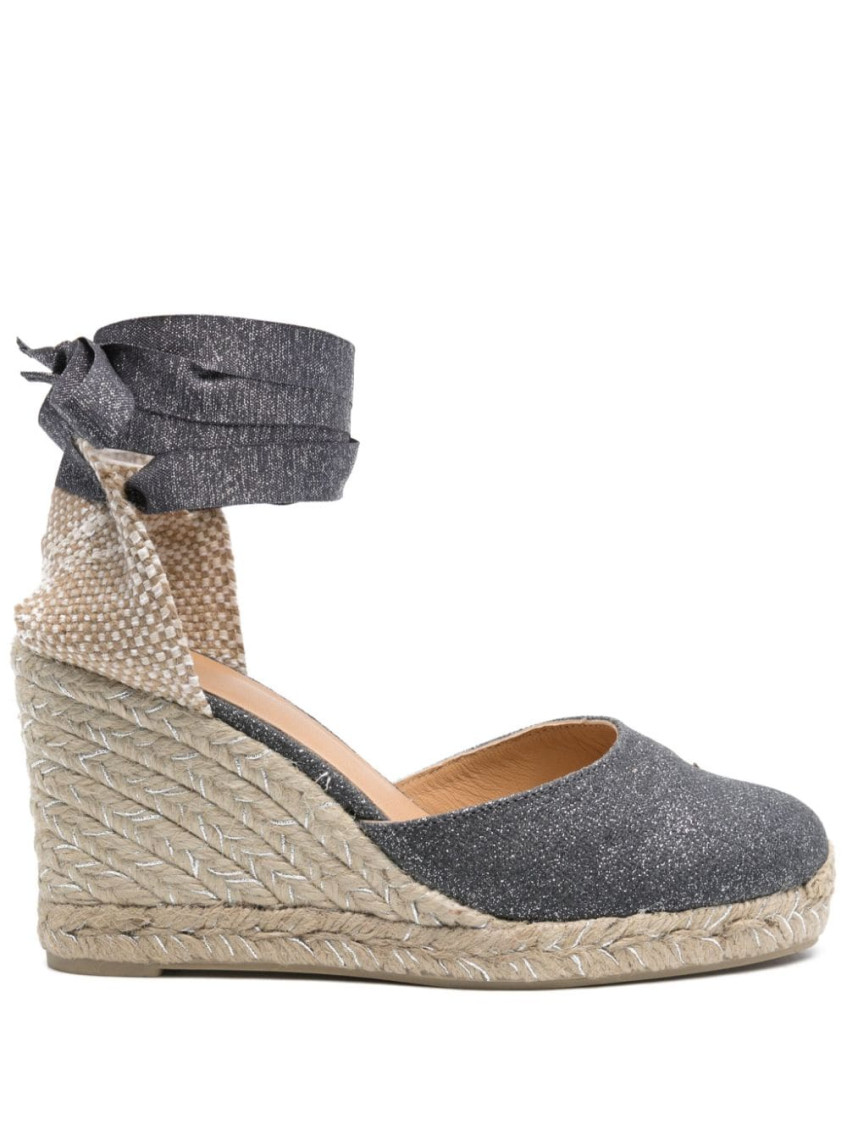 Castaã±er Castaner Lurex Carina Wedge Espadrilles