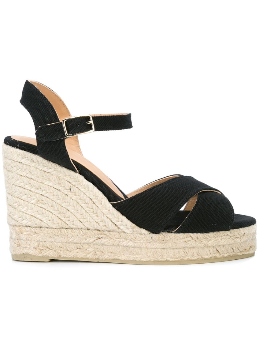 Castaã±er Castaner Blaudell Raffia Wedge Espadrilles